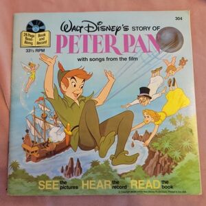 Walt Disney's Peter Pan Read-Along Book & Record